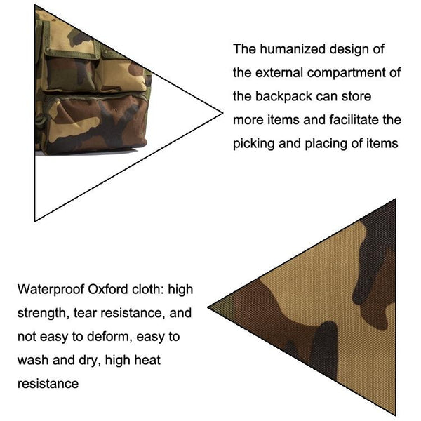 Waterproof Outdoor Messenger Bag For Sports & Cycling Jungle Camouflage Bags