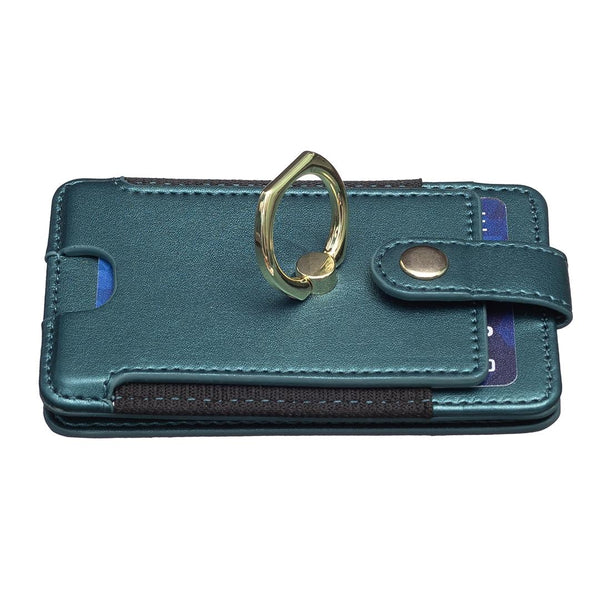 Metal Ring Card Bag Sticker For Mobile Phones Green Cases Covers & Skins