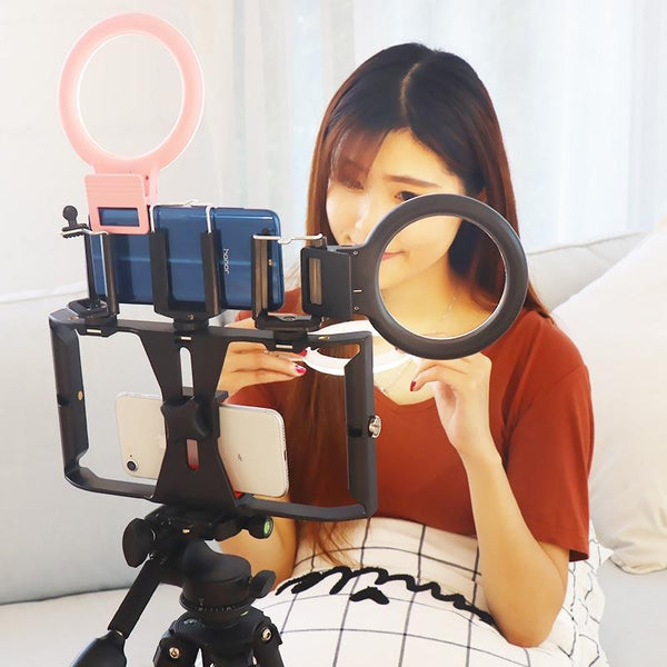 Xj18 Live Self Timer Led Fill Light Perfect For Streaming Pink Lighting Units