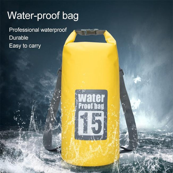 Waterproof Dual Shoulder Dry Bag 50L Capacity Pink Dry Bags
