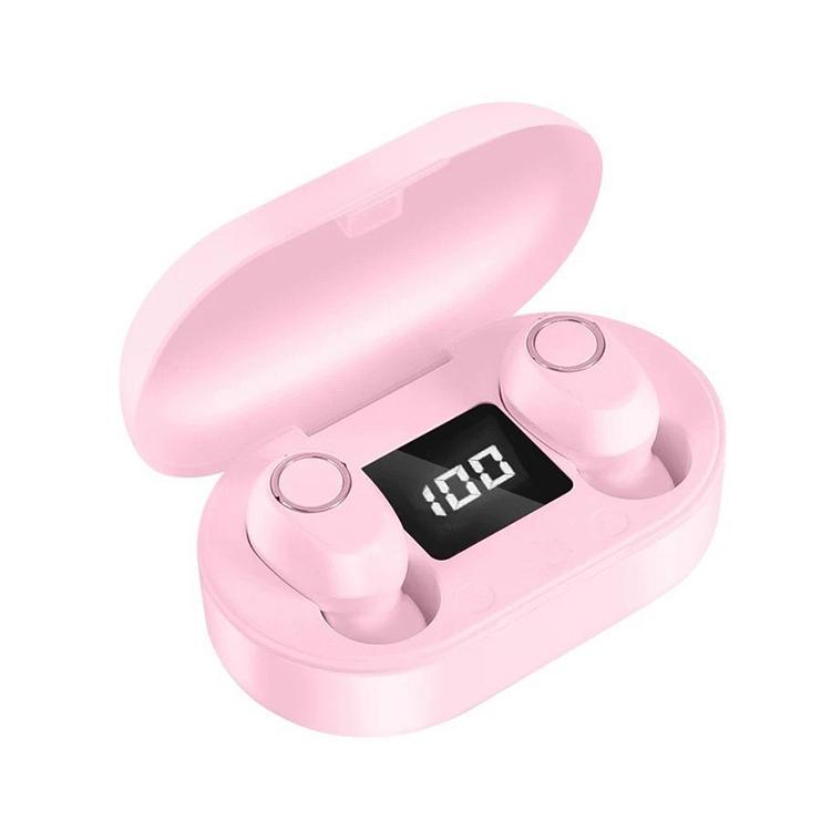 Wireless Touch Bluetooth Headset With Smart Magnetic Charging Dt 13 Pink Earbuds