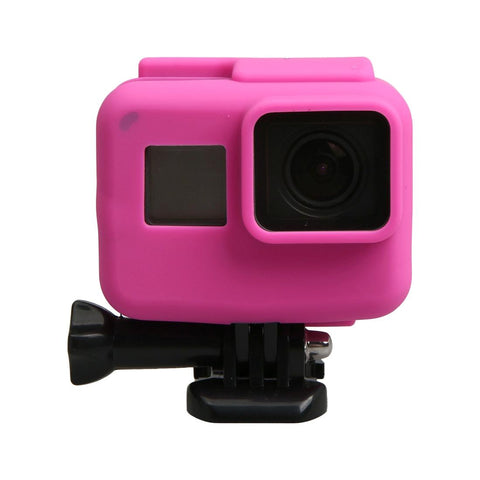 Silicone Border Frame Mount For Gopro Hero5 Protective Cover In Pink Other Camera & Photo Accs
