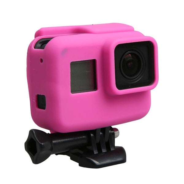 Silicone Border Frame Mount For Gopro Hero5 Protective Cover In Pink Other Camera & Photo Accs