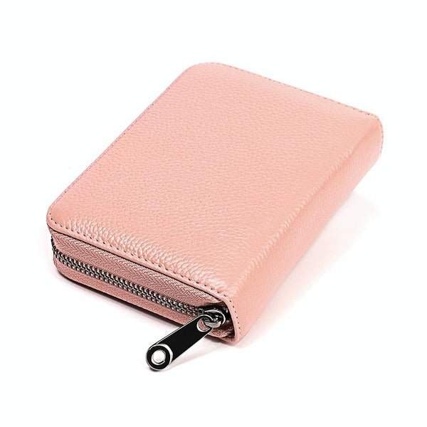 Leather Rfid Wallet Sleek And Secure Pink Wallets