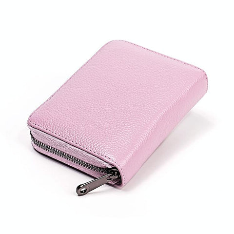 Leather Rfid Wallet Sleek And Secure Pink Wallets