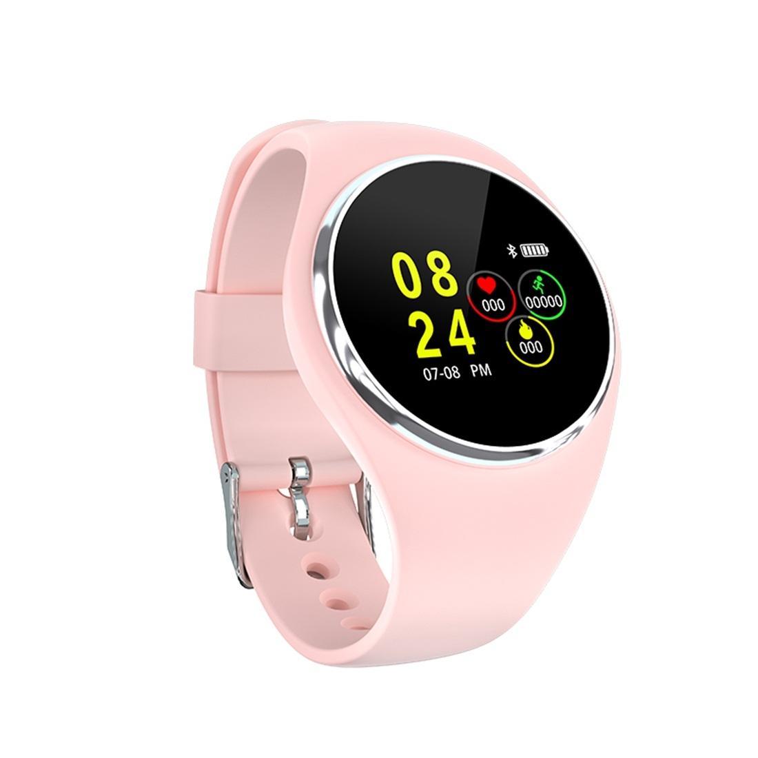 Tft Smartwatch Ip67 Waterproof Bluetooth Call Heart Bp Sleep Monitoring Pink Smart Watches