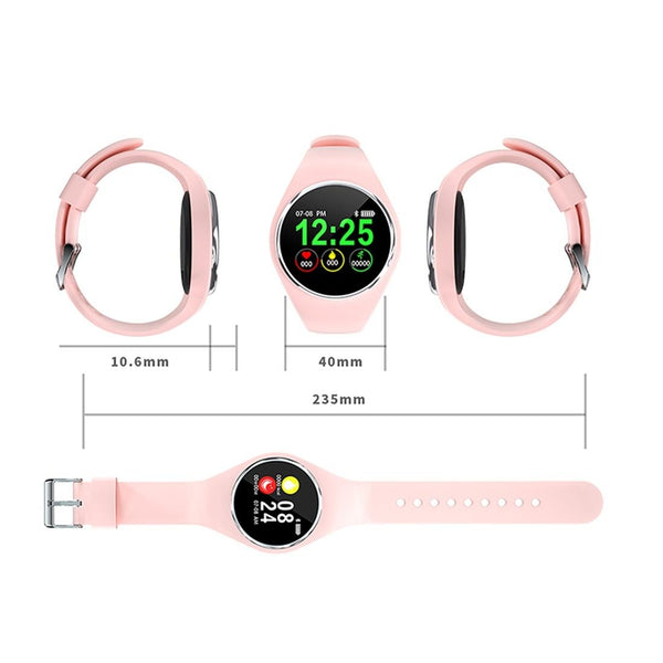 Tft Smartwatch Ip67 Waterproof Bluetooth Call Heart Bp Sleep Monitoring Pink Smart Watches