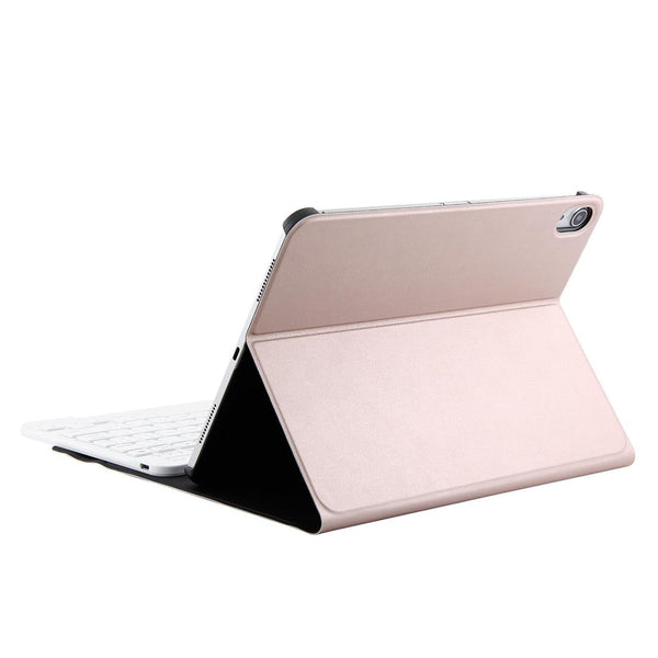 Bluetooth Keyboard & Leather Tablet Case For Ipad Pro 11 Detachable Three Gear Magnetic Sleep Function Pink Keyboards