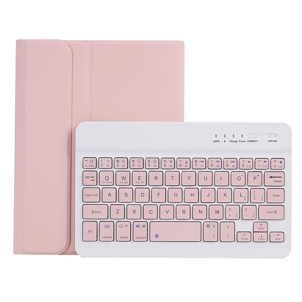 Ultra Thin Bluetooth Keyboard Tablet Case For Ipad Mini 6 With Stand And Pen Slot Candy Colour Pink Laptop Cases & Bags