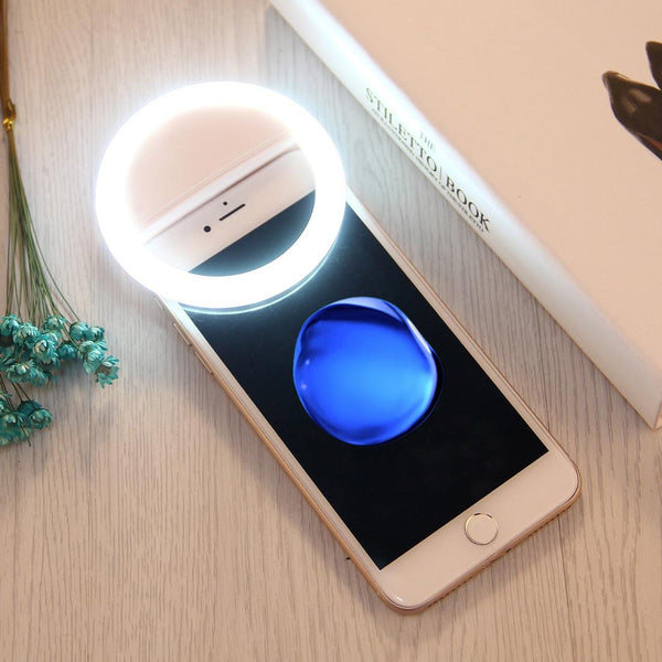 Clip Beauty Light For Smartphones Usb Cable Pink Selfie Lights