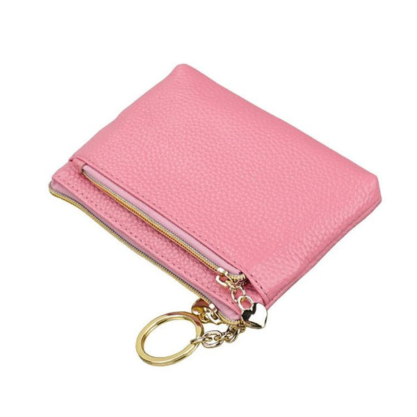 Spacious Litchi Texture Rfid Hand Wallet Light Pink Fashion Accessory Wallets