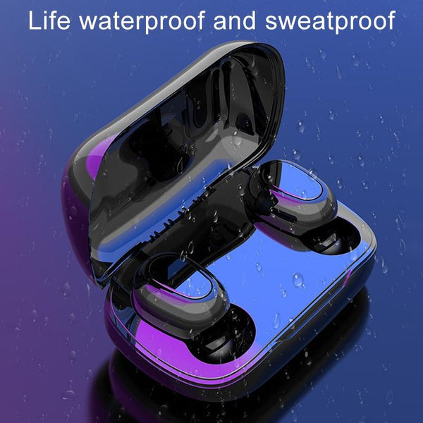 Wireless Bluetooth Earphones With 9D Sound And Charging Box Pink Earbuds