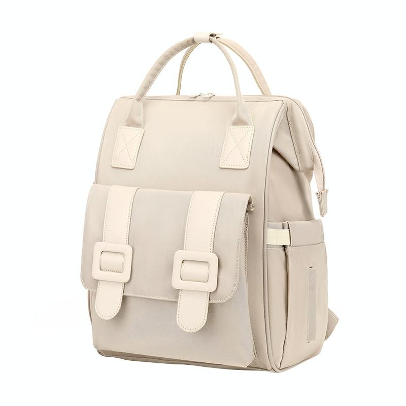Convertible Diaper Bag Backpack Little One Care Beige Nappy Bags