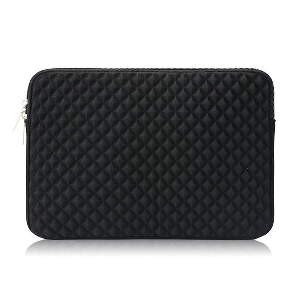 12 13 Inch Diamond Texture Laptop Liner Bag Black Lb0146f Laptop Cases & Bags