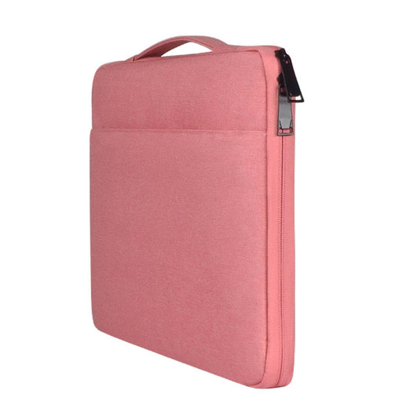Parallel Stylish Laptop Handbag For Macbook And More Polyester Nylon Pink Laptop Cases & Bags