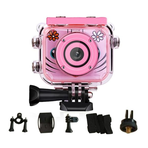 Waterproof 5.0Mp Kids' Digital Camera With 1.77 Screen G20_Pink Digital Cameras