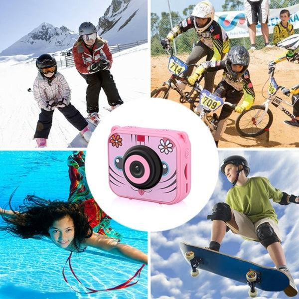 Waterproof 5.0Mp Kids' Digital Camera With 1.77 Screen G20_Pink Digital Cameras