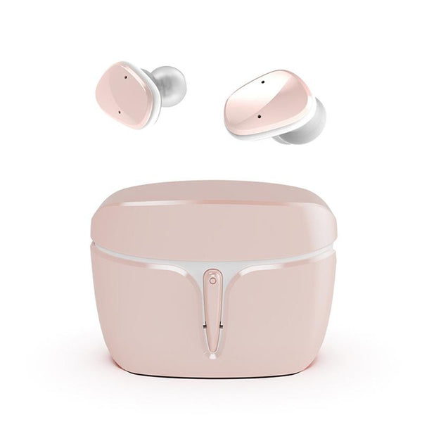 Waterproof True Wireless Bluetooth Earphones Sports 5.0 Pink Earbuds