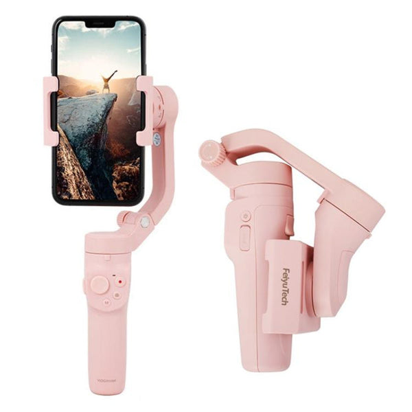 Foldable Vlog Pocket 2 Handheld Stabilizer Three Axis Gimbal Pink Audio Video Stabilizers