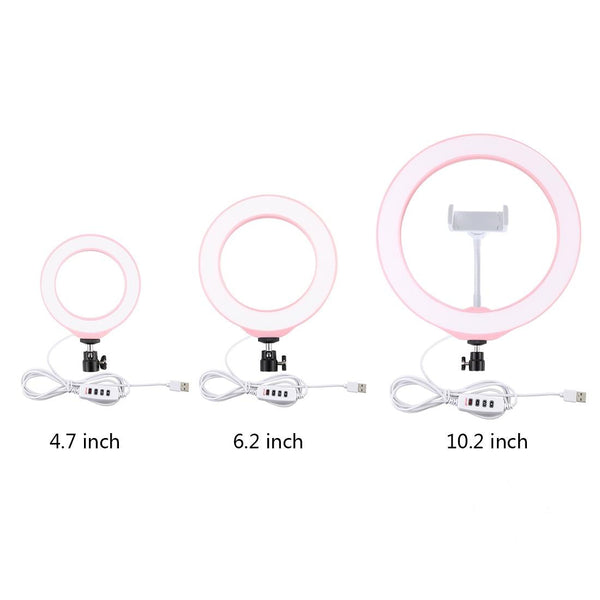 16Cm Usb Led Ring Light With Tripod And 3 Modes Other Lighting & Studio