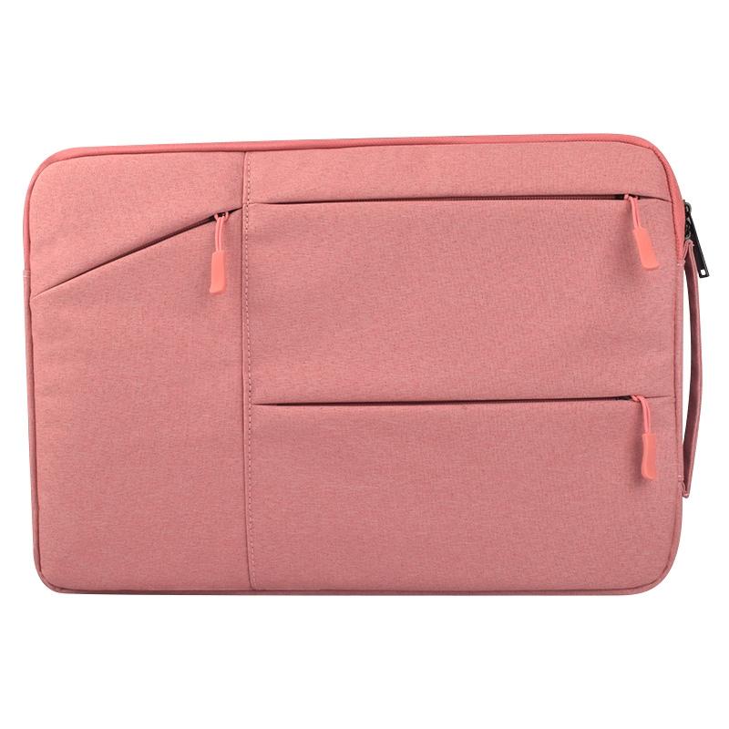 15.6" Pink Laptop Tablet Bag With Multi Pocket Design Portable & Stylish Case Laptop Cases & Bags