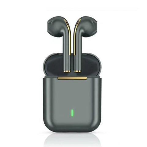 Wireless Binaural Bluetooth Earphones With Charging Box J18 Green Earbuds