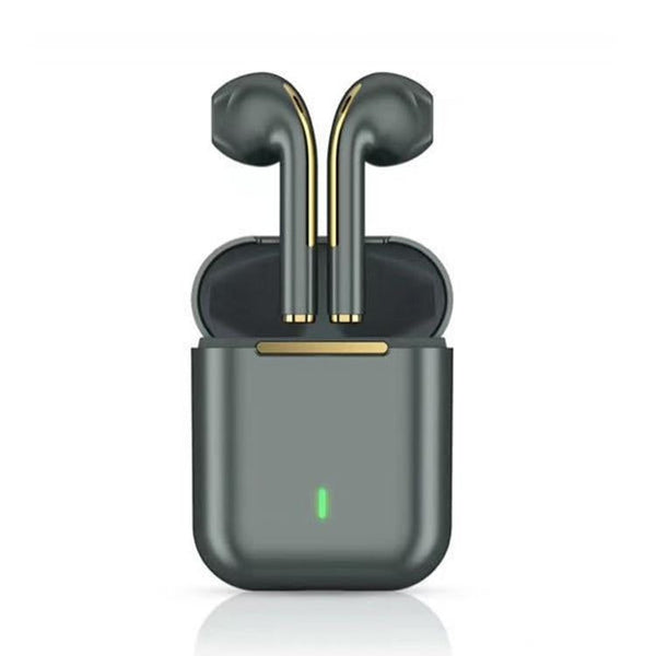 Wireless Binaural Bluetooth Earphones With Charging Box J18 Green Earbuds