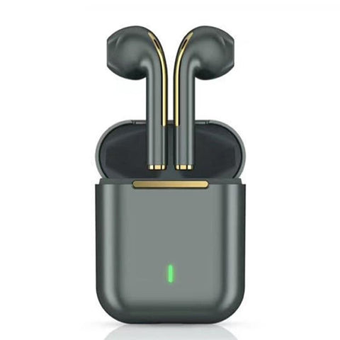 Wireless T & G J18 Bluetooth Earphones With Charging Box Green Earbuds