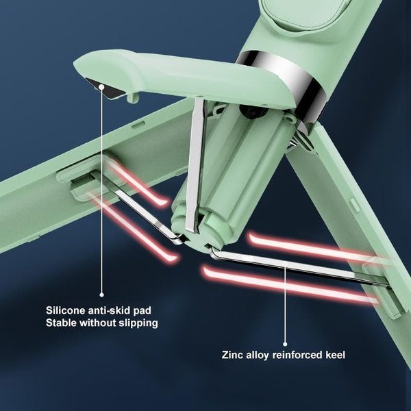 Mint Green Wireless Selfie Stick With Remote Tripod Compact Design Selfie Sticks