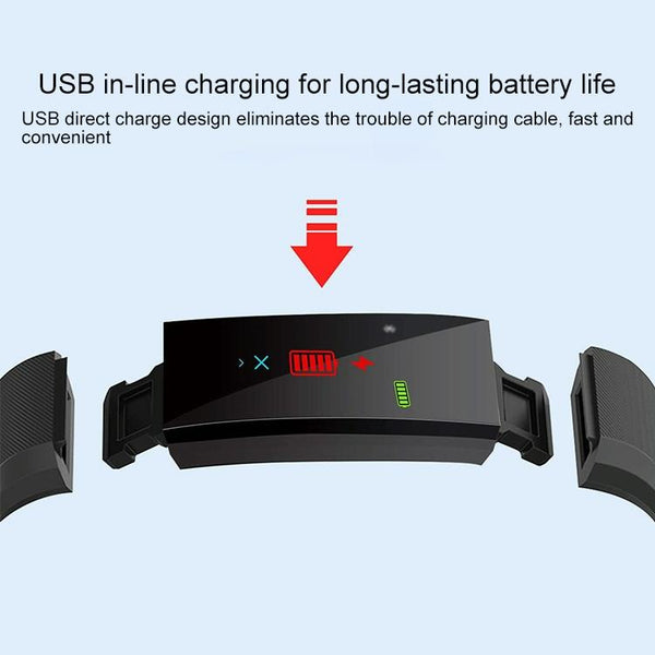Smart Oled Bracelet With Call Reminder And Health Monitoring Green Activity Trackers