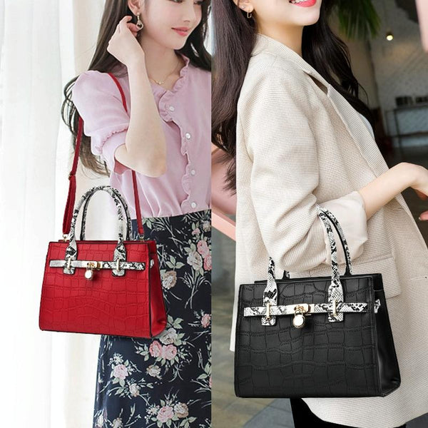 Large Capacity 2 In 1 Stone Pattern Bags Versatile And Spacious Soil Yellow Women's Bags & Handbags