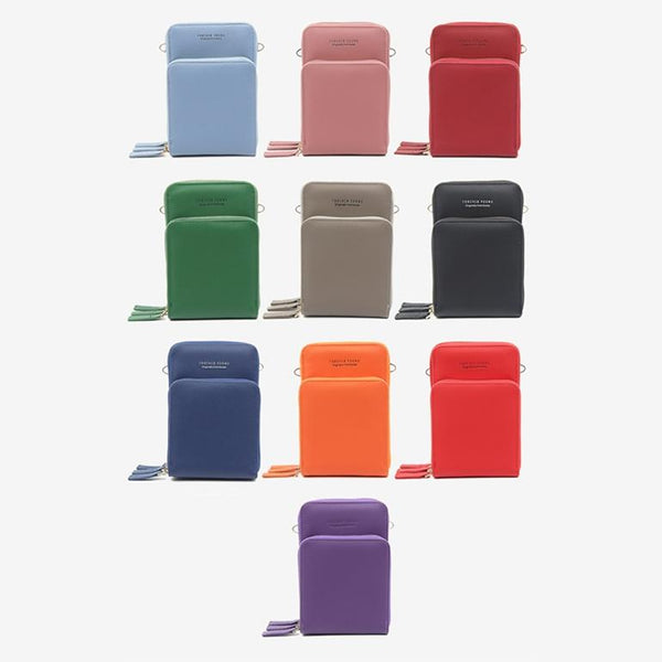 Women Pu Mobile Phone Shoulder Bag Large Capacity Black Women's Bags & Handbags