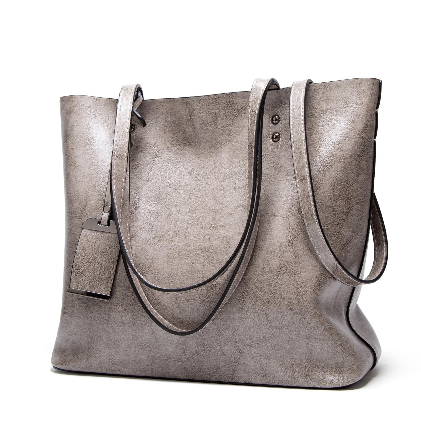 Stylish Pu Leather Women Crossbody Bag Grey Women's Bags & Handbags