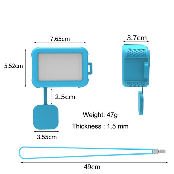 Silicone Case For Gopro Hero10 / 9 Liquid Finish_Midnight Blue Camera Cases Bags & Covers