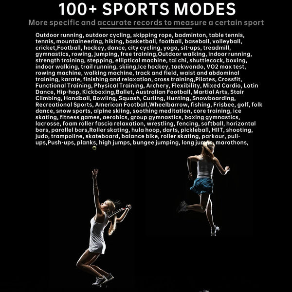 1.83 Inch Bt5.2 Smart Sport Watch Support Sleep / Heart Rate Blood Oxygen Temperature Pressure Health Monitor Gold + Pink Smart Watches