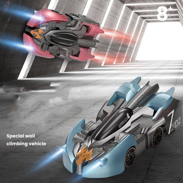 Electric Remote Control Wall Climbing Car For Kids Mini Toy Blue Break Watch Rc Edition Remote Controlled Toys