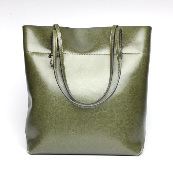 Parallel Stylish Shoulder Tote For Women Vintage Wine Red Vertical Style Women's Bags & Handbags