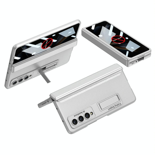 For Samsung Galaxy Z Fold4 5G Magnetic Case Full Coverage Gray Cases Covers & Skins