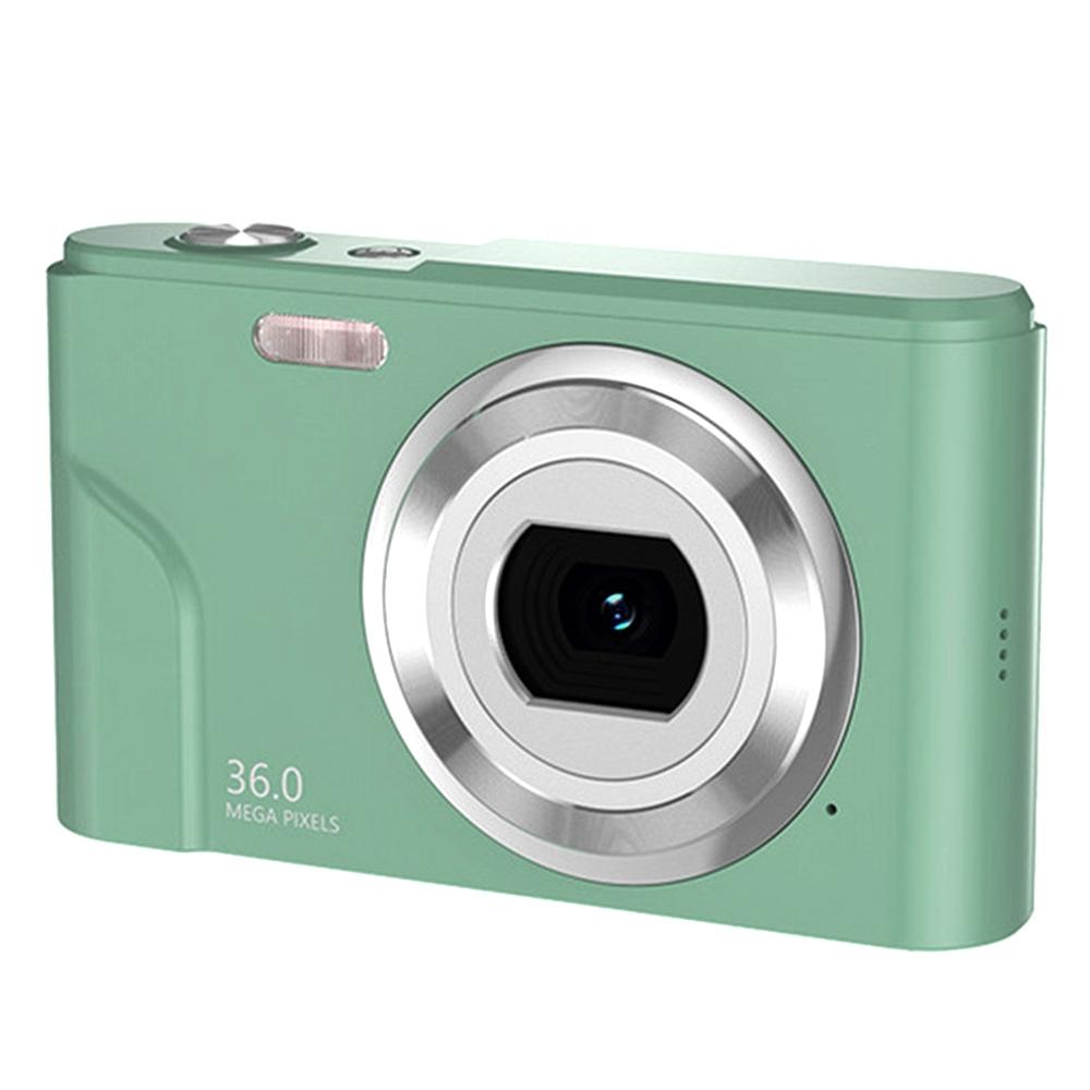 36Mp 2.7K Full Hd Digital Camera With 16X Zoom For Children 2.4 Inch Screen Green Digital Cameras