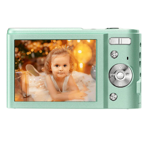 36Mp 2.7K Full Hd Digital Camera With 16X Zoom For Children 2.4 Inch Screen Green Digital Cameras