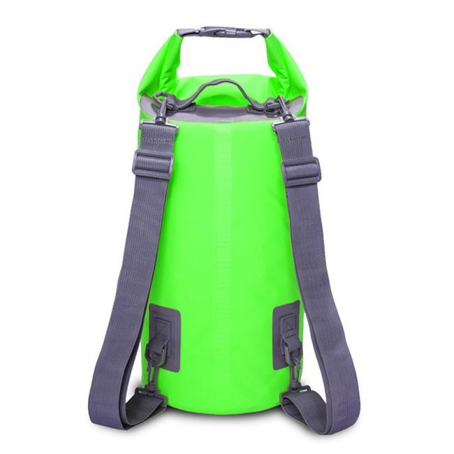 Waterproof Dual Shoulder Dry Bag 50L Capacity Green Dry Bags