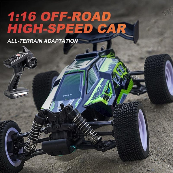 Green 1 16 2.4G Rc Off Road Racing Car Toy Electric 4Wd Remote Controlled Toys