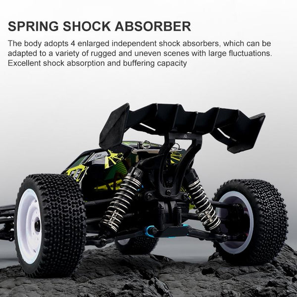 Green 1 16 2.4G Rc Off Road Racing Car Toy Electric 4Wd Remote Controlled Toys
