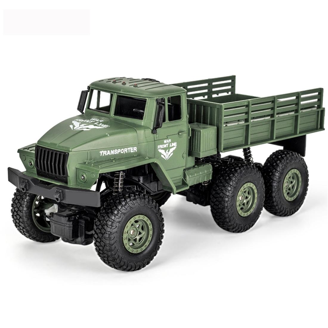 2.4Ghz 4Ch Remote Control Dongfeng 7 Six Wheeled Armor Truck Toy Green Remote Controlled Toys
