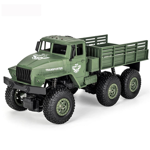 2.4Ghz 4Ch Remote Control Dongfeng 7 Six Wheeled Armor Truck Toy Green Remote Controlled Toys