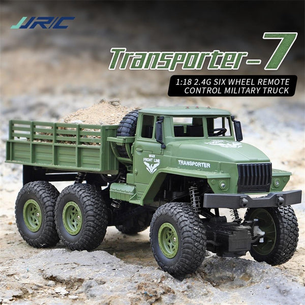 2.4Ghz 4Ch Remote Control Dongfeng 7 Six Wheeled Armor Truck Toy Green Remote Controlled Toys