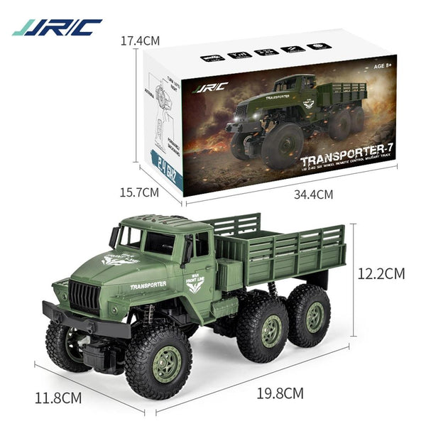 2.4Ghz 4Ch Remote Control Dongfeng 7 Six Wheeled Armor Truck Toy Green Remote Controlled Toys