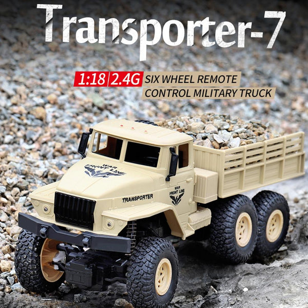 2.4Ghz 4Ch Remote Control Dongfeng 7 Six Wheeled Armor Truck Toy Green Remote Controlled Toys