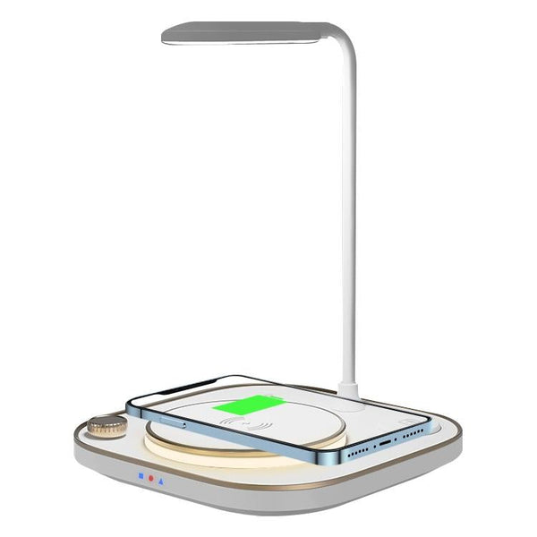 15W 3 In Wireless Charger & Table Lamp Green Chargers & Cradles