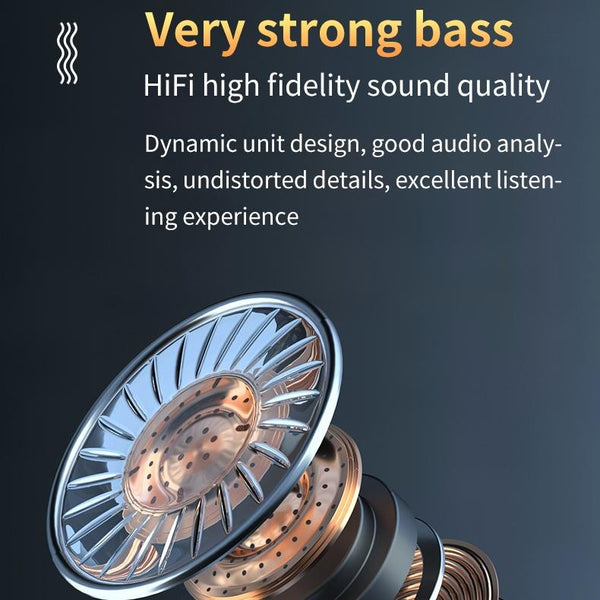 Wireless Bluetooth 5.0 Earphones With Digital Display And Charging Box Green Earbuds